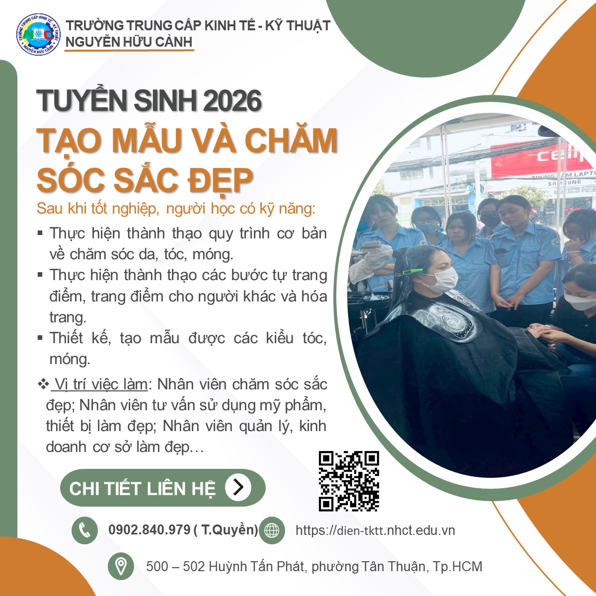 Tạo mẫu và chăm sóc sắc đẹp