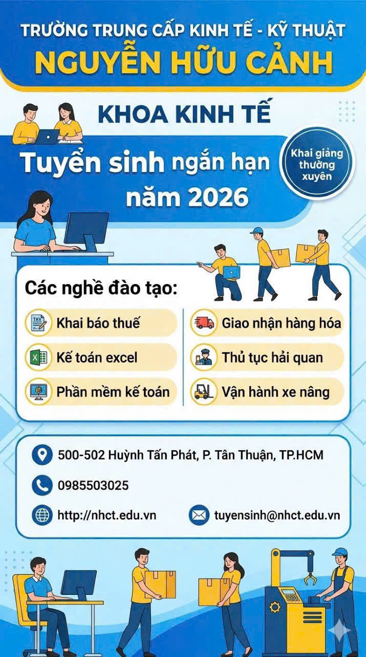 Tuyển sinh ngắn hạn 2026